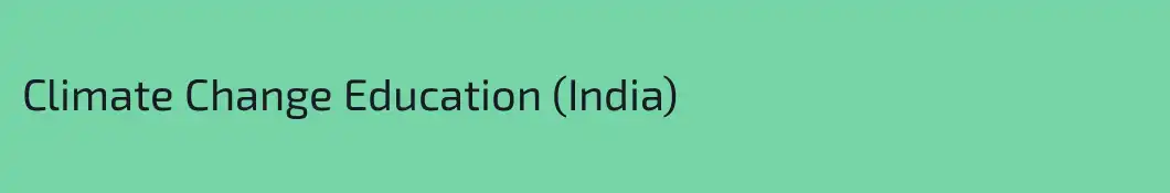 Climate Change Education (India)